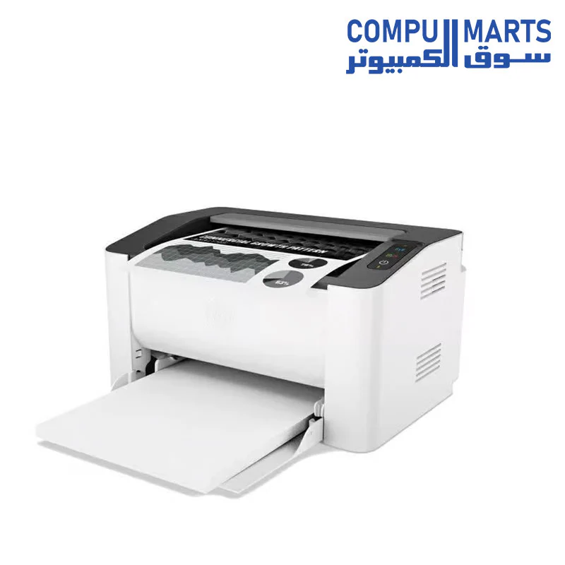 HP 107w Laser Printer, White - 4ZB78A - Image 3