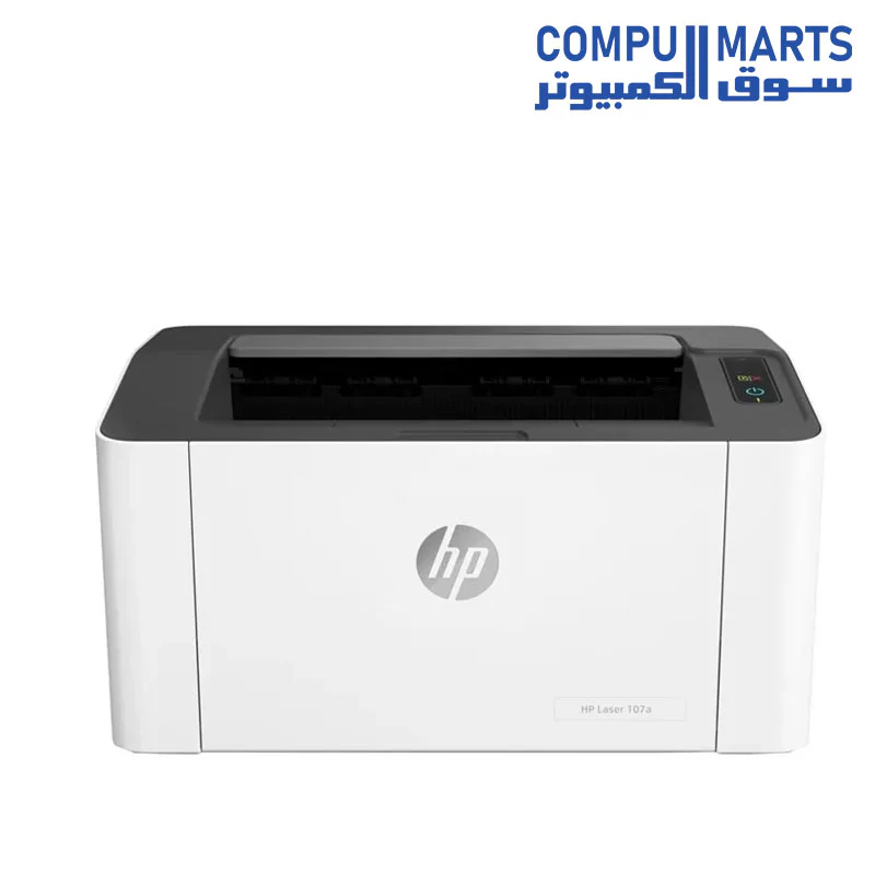 HP 107w Laser Printer, White - 4ZB78A - Image 4