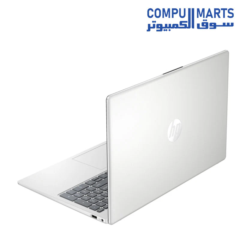 HP 15-fd0052ne - 13th Intel i5-1334U 10-Cores, 8 GB RAM, 512GB SSD, NVIDIA GeForce MX570 2GB GDDR6 dedicated Graphics, 15.6" FHD (1920x1080) anti-glare 250 nits, Dos - Natural silver - Image 2