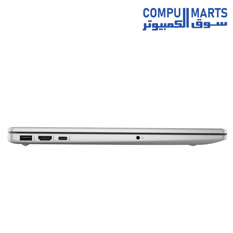 HP 15-fd0052ne - 13th Intel i5-1334U 10-Cores, 8 GB RAM, 512GB SSD, NVIDIA GeForce MX570 2GB GDDR6 dedicated Graphics, 15.6" FHD (1920x1080) anti-glare 250 nits, Dos - Natural silver - Image 5