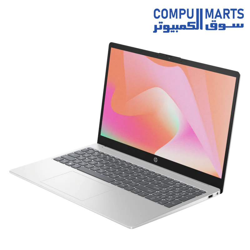 HP 15-FD0068ne - Intel Core-i7-1355U - 10 Cores - 8 GB Ram - 512 GB SSD - Nvidia Geforce MX570 2GB - 15.6 Inch FHD - 250nits- Backlit keyboard - Natural Silver - Image 3