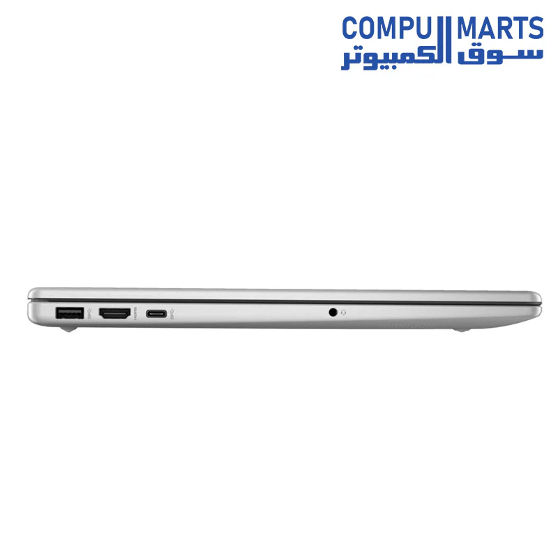 HP 15-FD0068ne - Intel Core-i7-1355U - 10 Cores - 8 GB Ram - 512 GB SSD - Nvidia Geforce MX570 2GB - 15.6 Inch FHD - 250nits- Backlit keyboard - Natural Silver - Image 5