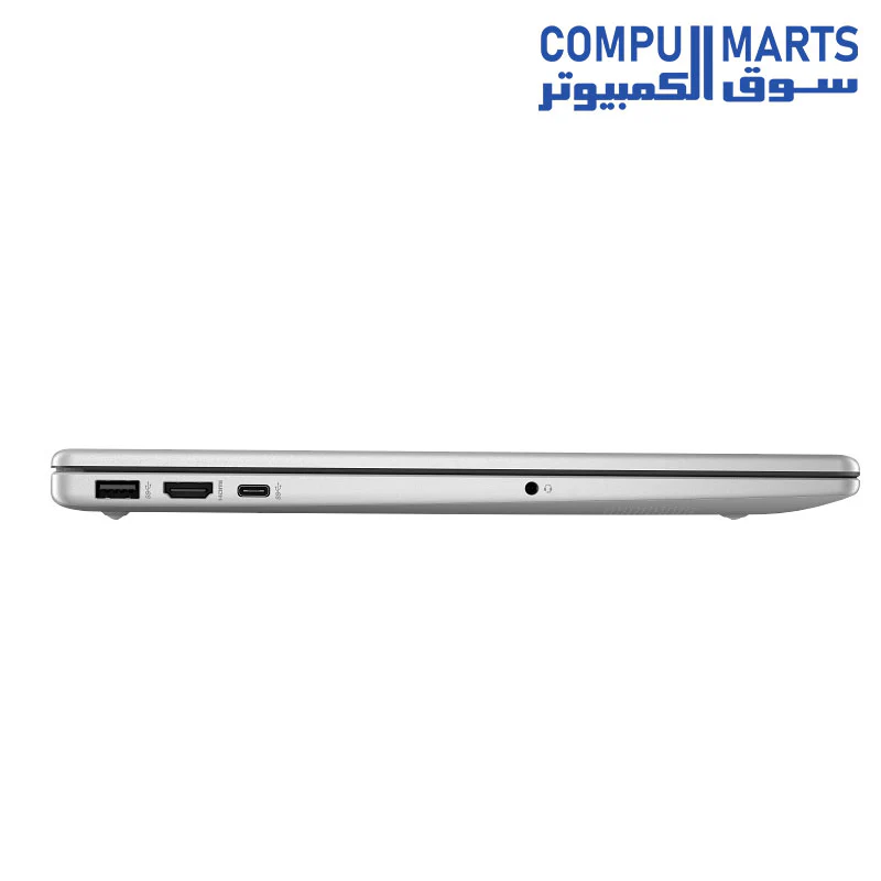 HP 15-fd0211ne - 13th INTEL CORE i5-1334U 10-Cores LAPTOP , 8 GB RAM, 512GB SSD, Intel Iris X Graphics, 15.6" FHD (1920x1080) anti-glare 250 nits, Dos - Natural silver - Image 4