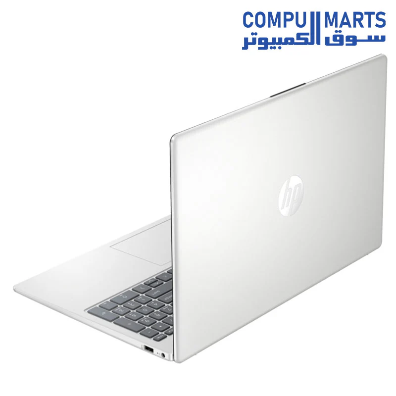 HP 15-fd0355nia - 13th Intel i5-1334U 10-Cores LAPTOP, 8 GB RAM, 512GB  SSD, Intel Iris X Graphics, 15.6" FHD (1920x1080) anti-glare 250 nits, Dos - Natural silver - Image 4