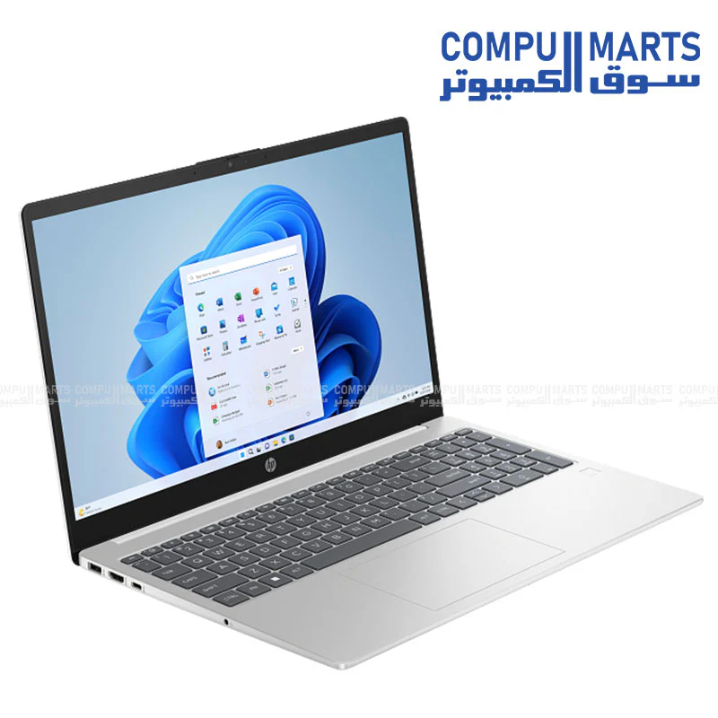 HP 15-fd0033nx (9U5V5EA)– Intel Core i5-1334U / 8GB DDR4 / 512GB SSD / Intel Iris Xe Graphics / 15.6" FHD IPS / Natural Silver / FreeDOS - Image 3