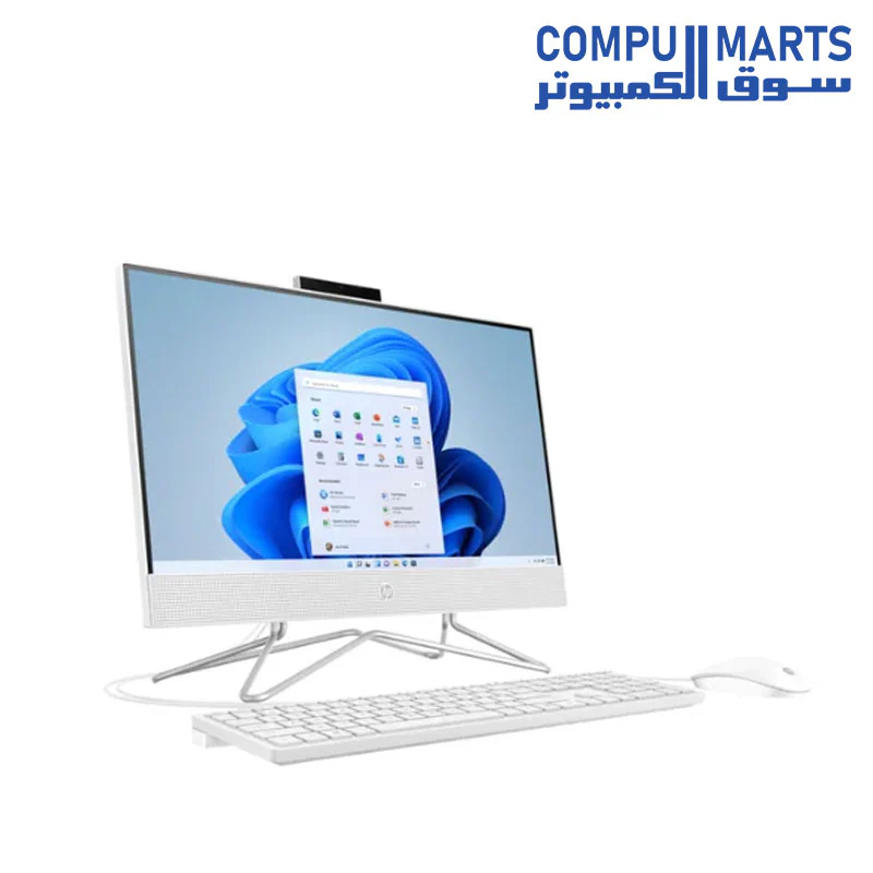 HP 200 G4 All in One PC Intel Core i3-10110U 1TB HDD 4GB Ram Intel UHD Graphics 21.5 inch FHD - White with Wired Keyboard and Mouse - Image 3