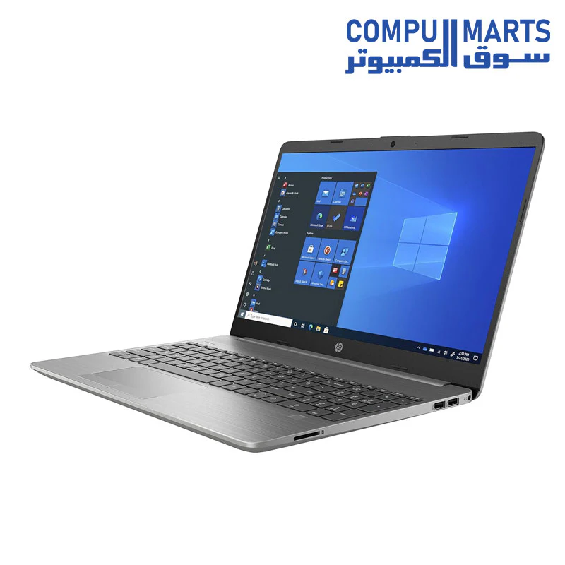 HP 255 G8 - Ryzen 5 5500U 6-Cores, 8GB RAM, 256GB SDD, AMD Radeon Graphics, 15.6" FHD 1920 x 1080 micro-edge antiglare 250 nits, Dos- Silver - Image 2