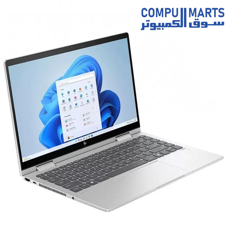 HP ENVY X360 14-ES1023DX 2-IN-1 (Intel CORE I7-150U-5.4GHz-16GB-512GB SSD-14″ FHD IPS TOUCH-CAMERA, FPR, BT- WIFI, WIN 11 HOME- INTEL IRIS XE GRAPHICS-SILVER ) - Image 4