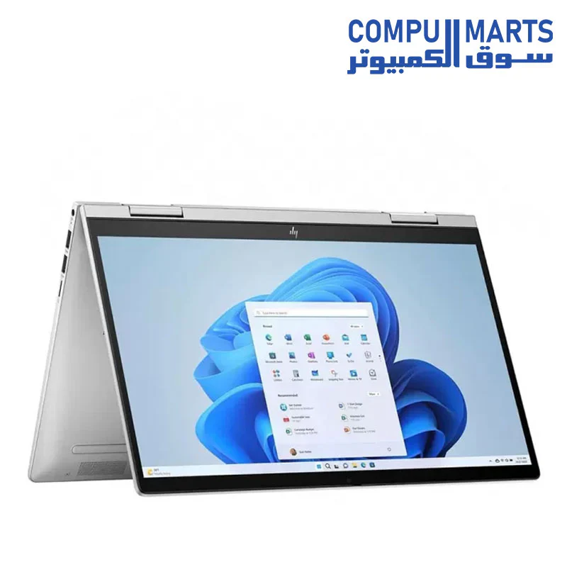 HP Envy X360 16-ac0013dx Covertible 2n1 Laptop - Intel core Ultra 5 125U 12-cores, 16GB LPDDR5-6400 RAM, 512GB SSD, 16" WUXGA (1920X1200) IPS Touch, Backlit, FingerPrint, Windows 11 - Glacier Silver - Image 3