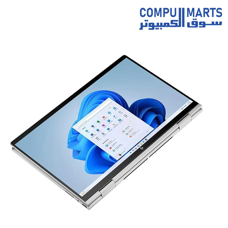 HP Envy X360 2-IN-1 14-ES0013DX Laptop - 13th Intel core i5-1335U 10-cores, 8GB, 512GB SSD, Intel Iris Xe Graphics, 14" FHD (1920X1080) IPS MuliTouch, FingerPrint, Backlit Keyboard, Windows 11, Silver - Image 6