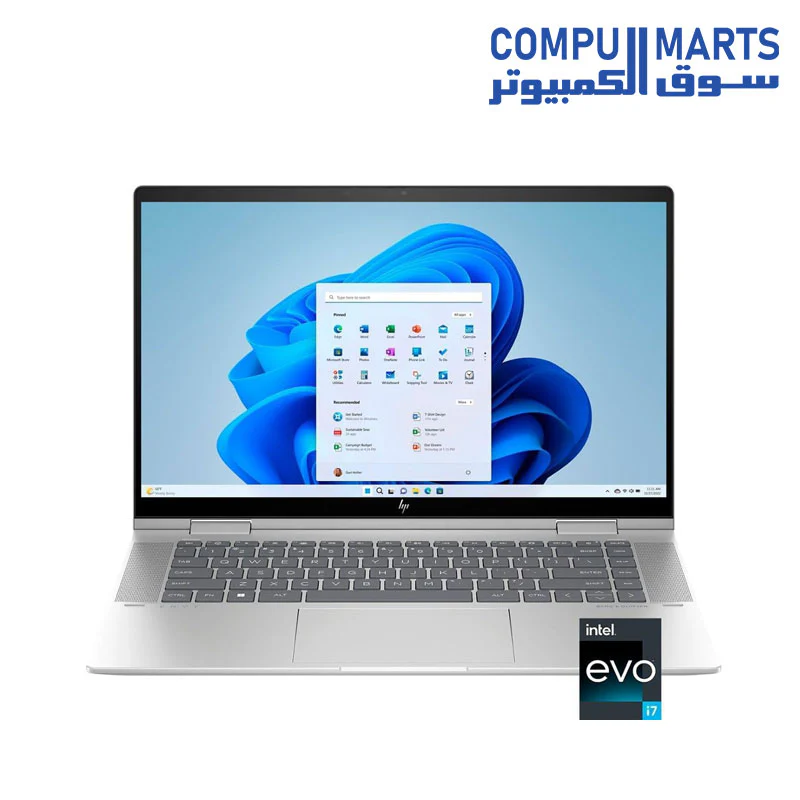 HP Envy x360 Convert 2-in-1 Laptop - 12th Intel Core i7-1260P 12-Cores, 16GB RAM, 512GB SSD, Intel Iris Xe Graphics, 15.6" FHD (1920x1080) Multi Touch IPS, FingerPrint, Backlit, Win 11 - Image 2