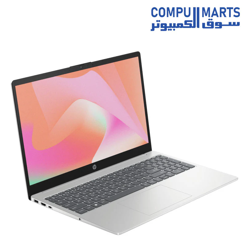HP 15-FD0346nia Intel Core-i7-1335U 8GB RAM 512GB SSD Intel Iris Xe 15.6 Inch FHD-250nits backlit keyboard  Silver - Image 2