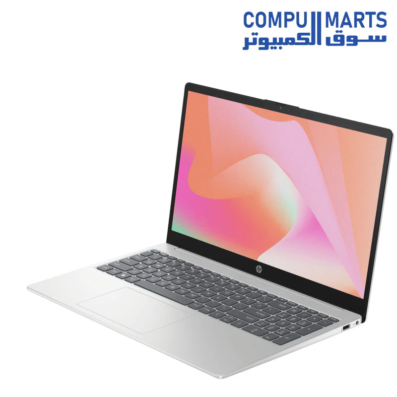 HP 15-FD0346nia Intel Core-i7-1335U 8GB RAM 512GB SSD Intel Iris Xe 15.6 Inch FHD-250nits backlit keyboard  Silver - Image 3