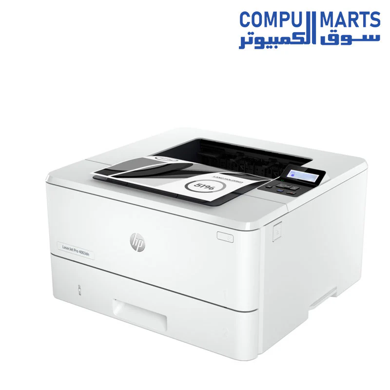 HP LaserJet Pro 4003dn Printer, White (2Z609A) - Image 3