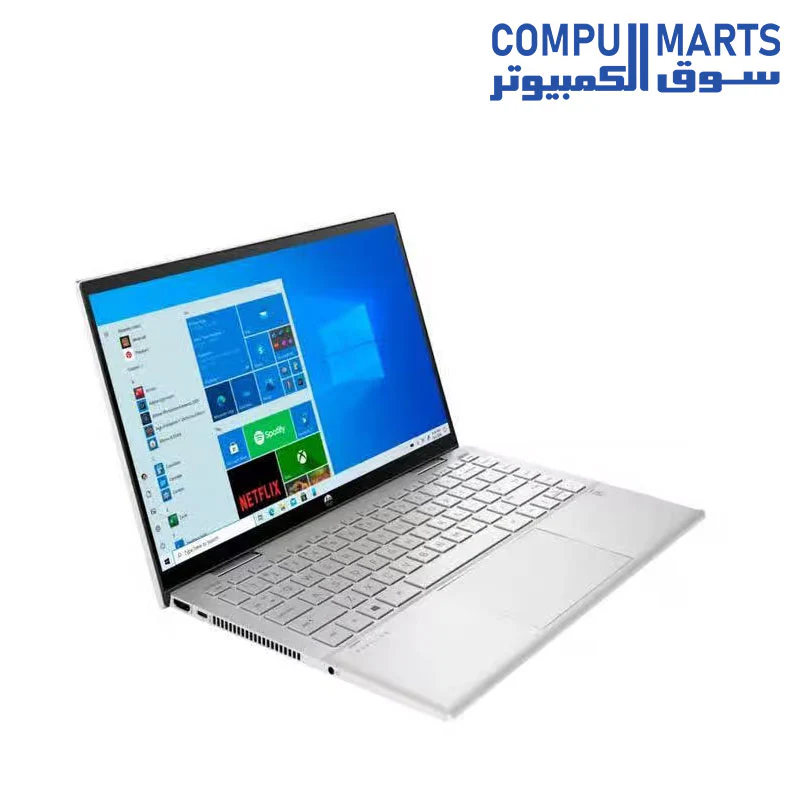 HP Pavilion X360 Convertible 2-in-1 14-dy0013ne-i5-1135G7  8G Ram – 512NVME – Intel Iris Xe Graphics – 14.0 FHD (1920X1080) IPS MuliTouch, Backlit Keyboard, FingerPrint, Windows 10 + Digtal Pen - Image 3