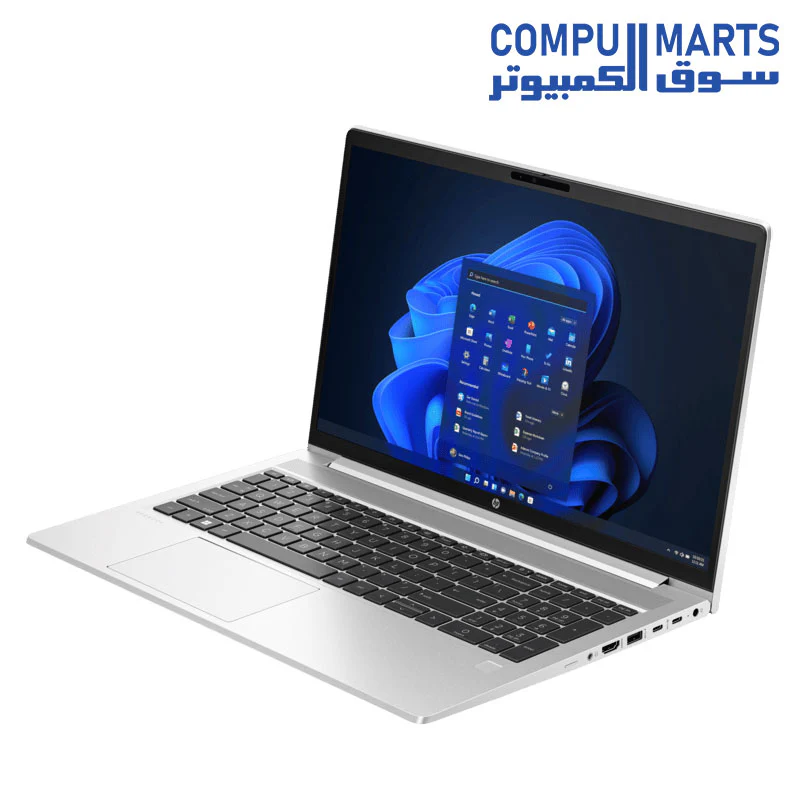 HP ProBook 450 G10 Laptop with 15.6″ FHD, Intel core i5-1335U, Ram 16GB DDR4, SSD 256 NVMe, Intel iris Xe Graphics, Pike silver aluminum, Windows 11 - Image 4