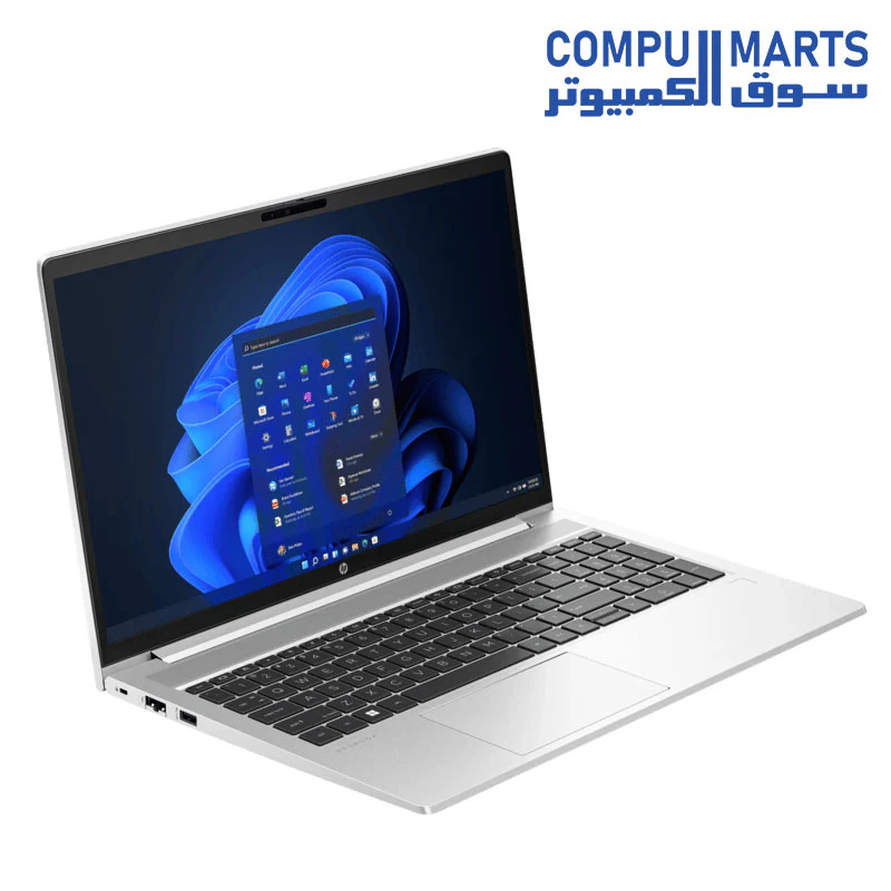 HP ProBook 450 G10 Laptop with 15.6″ FHD, Intel core i5-1335U, Ram 16GB DDR4, SSD 256 NVMe, Intel iris Xe Graphics, Pike silver aluminum, Windows 11 - Image 5