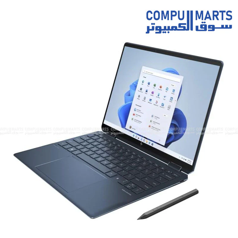 USED HP Spectre x360 14-ef2019n – Core i7-1355U, 16GB RAM, 512GB SSD, 14" 3K Touch, Iris Xe, Convertible 2-in-1 – Cooler Blue - Image 4