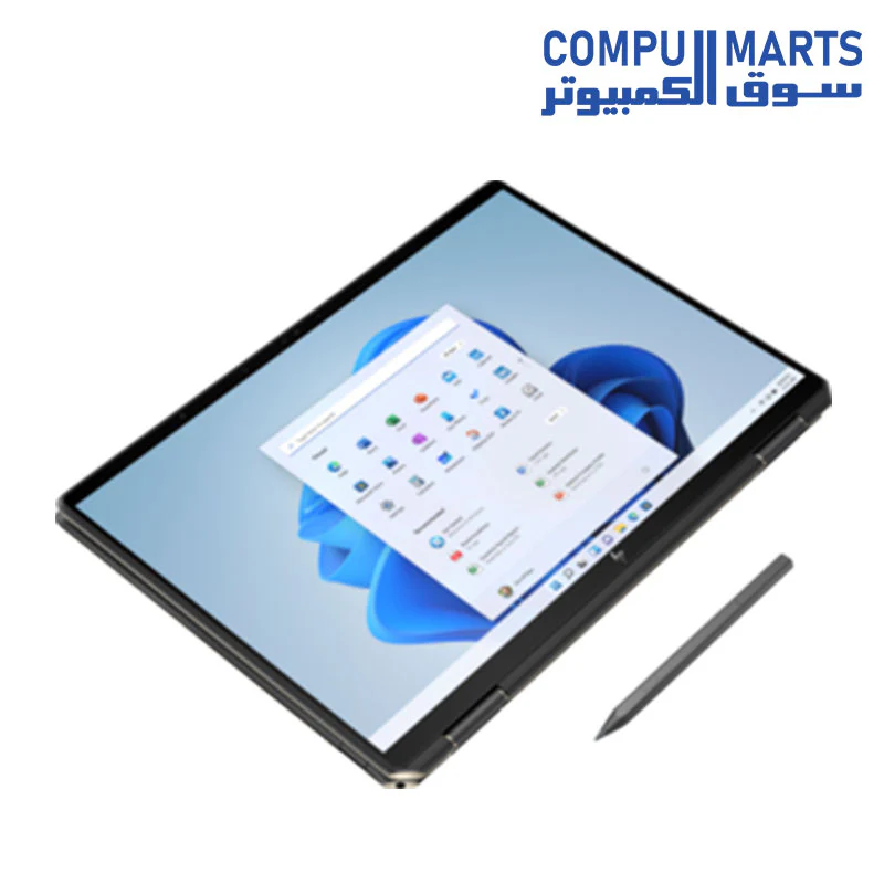 HP SPECTRE X360 16-F1013 Core I7-12700H -16G Ram- 512G NVMe-VGA Intel Iris Xe Graphics - 16″ 3K+ Touch - PEN - Win11 , Blue - Image 2