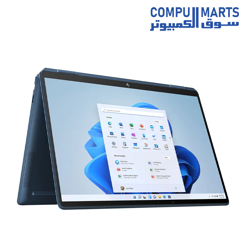 HP SPECTRE X360 16-F1013 Core I7-12700H -16G Ram- 512G NVMe-VGA Intel Iris Xe Graphics - 16″ 3K+ Touch - PEN - Win11 , Blue - Image 4