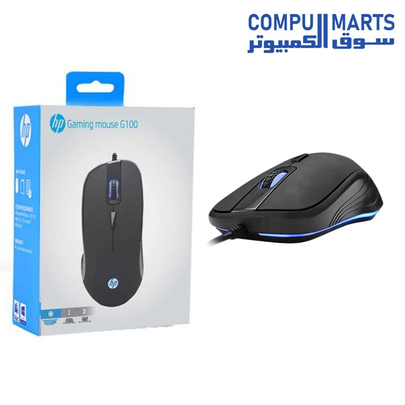 HP USB Mouse For PC & Laptop - G100 - Image 2