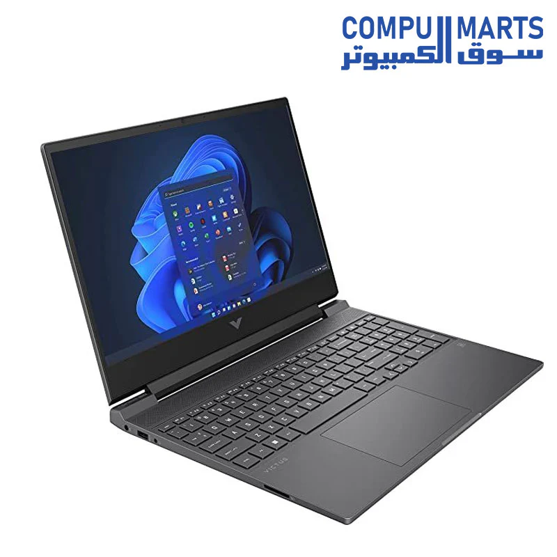 HP Victus 15-fa0031dx Gaming Laptop - 12th i5-12450H 8-Cores, 8GB RAM, 512GB SSD, Nvidia GeForce GTX 1650 4GB GDDR6 Graphics, 15.6" FHD (1920x1080) 144Hz, Backlit Keyboard, Windows 11 - Mica Silver - Image 3