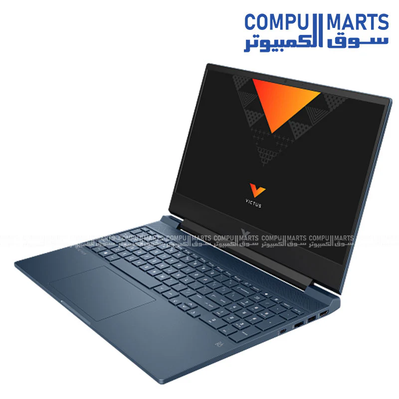 HP Victus 15-fa1014nia Gaming Laptop – Intel Core i7-13700H / 16GB RAM / 1TB SSD / RTX 3050 6GB / 15.6" FHD 144Hz / Backlit Keyboard / DOS – Performance Blue - Image 2
