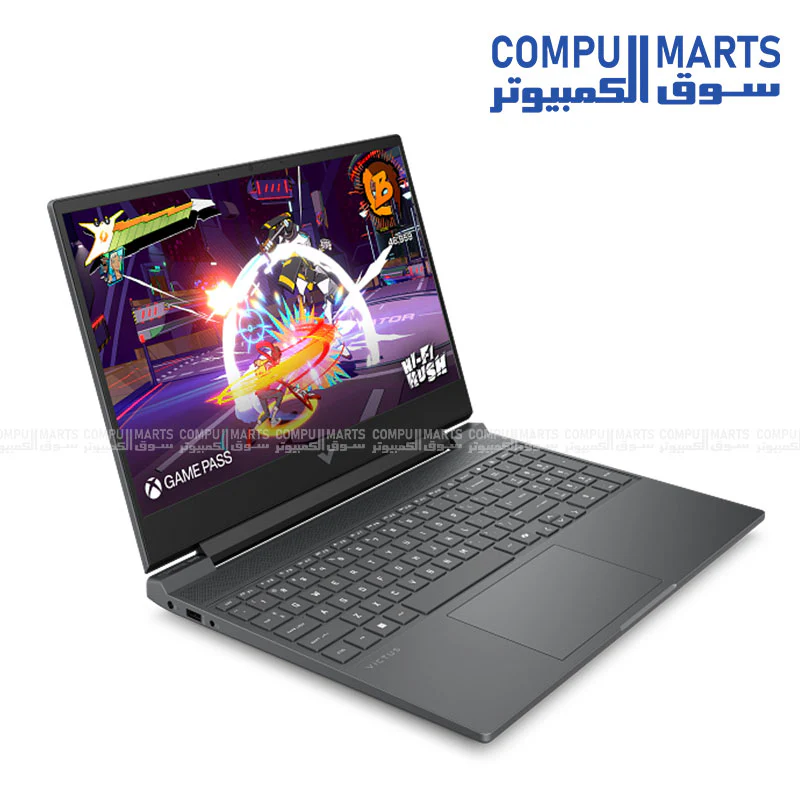 HP Victus Gaming Laptop 15-fa2318TX – Intel Core i7-13620H, RTX 3050 6GB, 15.6" FHD 144Hz, 16GB DDR4, 512GB SSD, FreeDOS, Mica Silver - Image 3