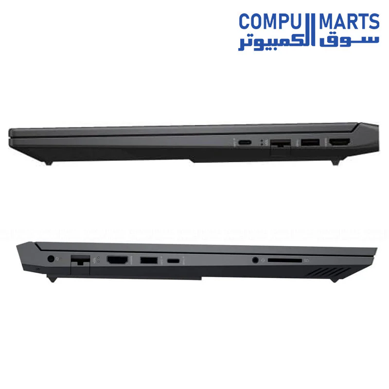 HP Victus 15-FA2701WM Gaming Laptop – Intel Core i5-13420H – 16GB RAM – 512GB SSD – RTX 4050 6GB – 15.6" FHD 144Hz – Windows 11 – Mica Silver - Image 5
