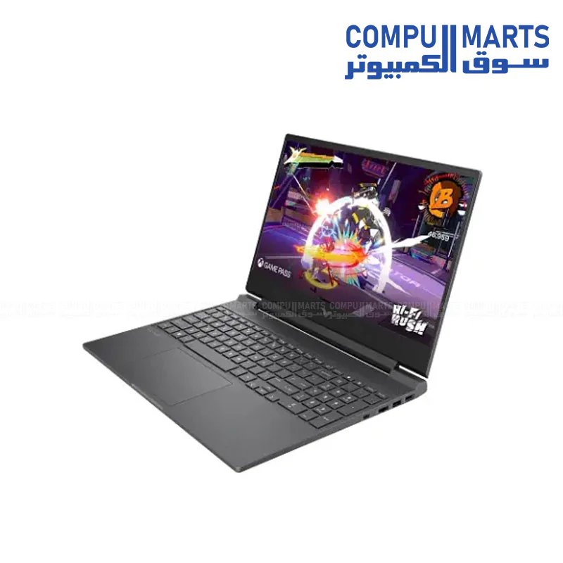 HP Victus 15-fa2787nr Gaming Laptop – Core i7-13620H – 16GB RAM – 512GB SSD – RTX 5060 8GB – 15.6" FHD – Windows 11 – Mica Silver - Image 3