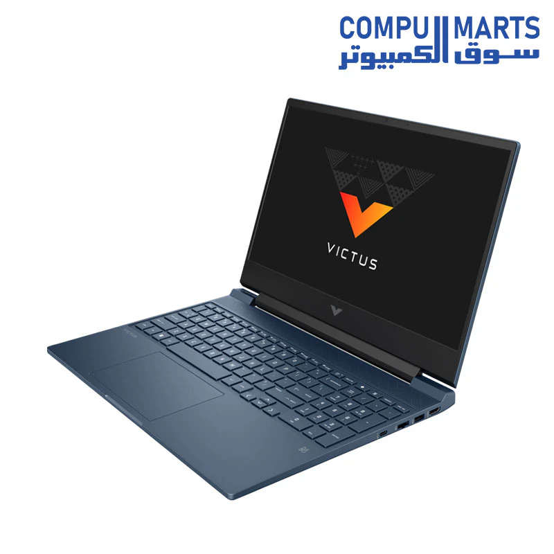 HP Victus 15-fb0070nia Gaming Laptop - Ryzen 5-5600H 6-Cores, 8 GB RAM, 512GB SSD, 15.6" FHD (1920X1080) 144 Hz IPS, AMD Radeon RX 6500M 4GB GDDR6 Graphics, Backlit Keyboard - Performance Blue - Image 3