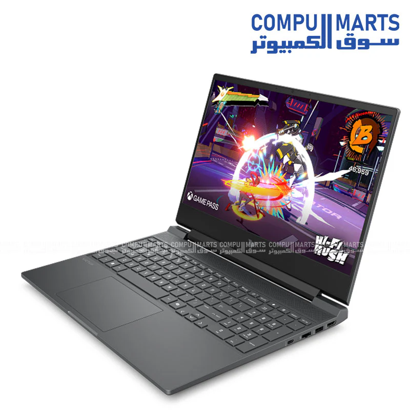 HP Victus 15 Gaming Laptop 15-fa2025nia (C7VR0EA) – Intel Core i5-13420H, RTX 2050 4GB, 8GB RAM, 512GB NVMe SSD, 15.6” FHD 144Hz, FreeDOS, Mica Silver - Image 2