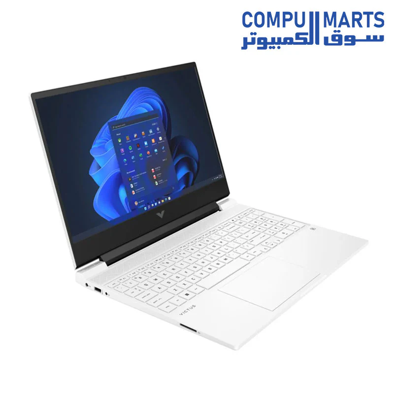 HP Victus 16-E1013NE Gaming Laptop (AMD Ryzen 7-6800H - 16GB Ram - M.2 NVMe 512GB - Nvidia RTX 3050 4GB - 16.1 Inch FHD IPS 144Hz) - Ceramic White - Image 3
