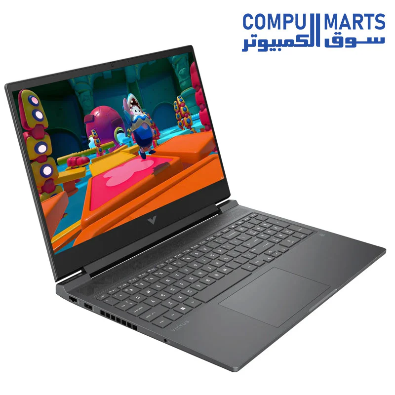 HP Victus 16-r0328TX Gaming Laptop – Intel Core i7-13700HX (13th Gen), 16GB DDR5 RAM, 512GB SSD, 16.1″ FHD 144Hz IPS Display, GeForce RTX 4060 8GB GPU, FreeDOS, Mica Silver - Image 2