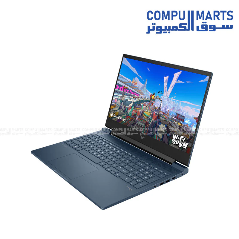 HP Victus 16-r1052ne Gaming Laptop - Intel i7-14700HX, RTX 4070 8GB, 16GB DDR5, 1TB SSD, 16.1" FHD 144Hz – Performance Blue - Image 3