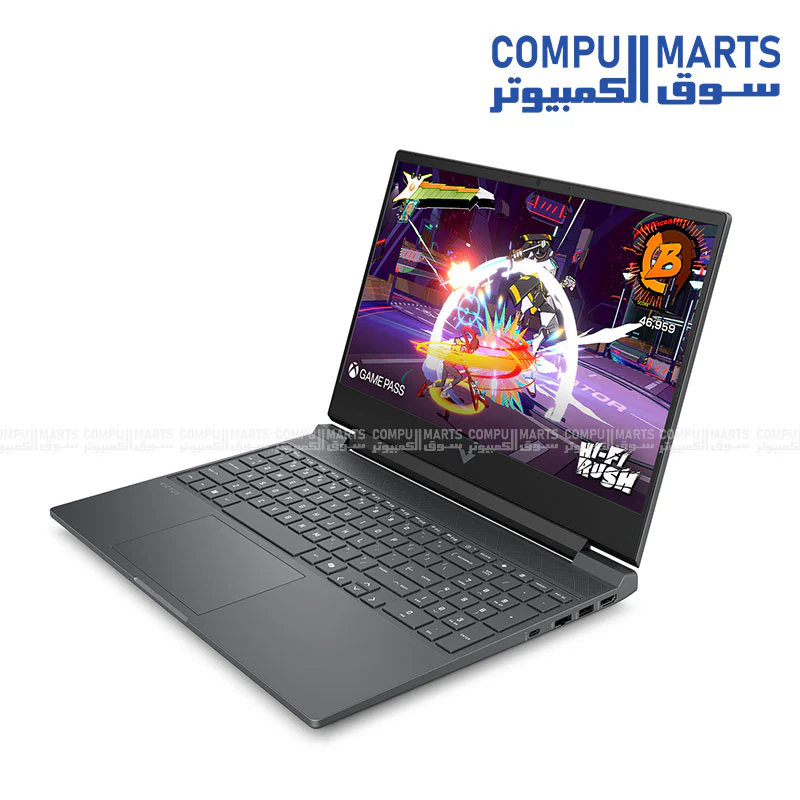 HP Victus 16 Gaming Laptop – Intel Core i7-14650HX, NVIDIA GeForce RTX 3050 6GB, 16GB DDR5, 512GB SSD, 16.1" FHD 144Hz Display, Backlit Keyboard, FreeDOS – Performance Blue / Mica Silver - Image 6