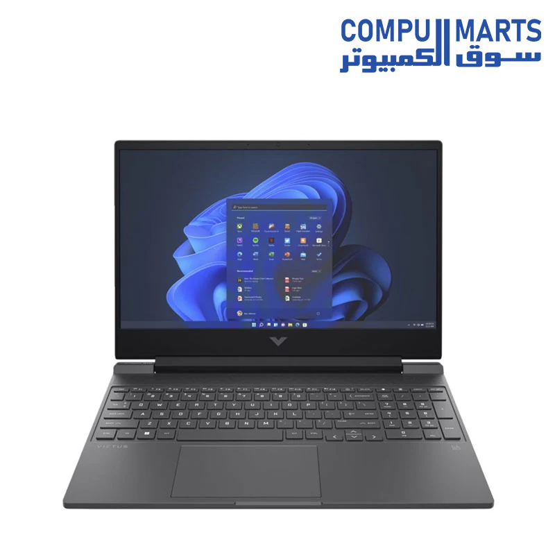 HP Victus Gaming 15-FB1013DX (2023) Laptop- AMD Ryzen 5-7535HS - 15.6inch FHD-IPS -LED DISPLAY(250nits- 144HZ)- 512GB SSD - 8GB RAM DDR5 - 4GB NVIDIA GeForce RTX 2050 Graphics - Windows 11 Home-silver- FREE HP BACKBAG - Image 2