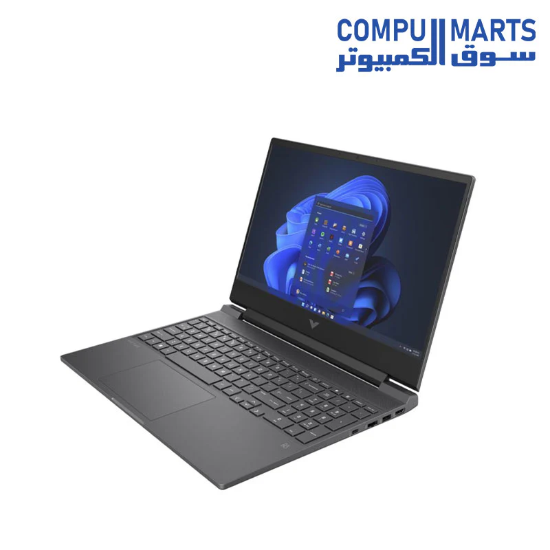 HP Victus Gaming 15-FB1013DX (2023) Laptop- AMD Ryzen 5-7535HS - 15.6inch FHD-IPS -LED DISPLAY(250nits- 144HZ)- 512GB SSD - 8GB RAM DDR5 - 4GB NVIDIA GeForce RTX 2050 Graphics - Windows 11 Home-silver- FREE HP BACKBAG - Image 3