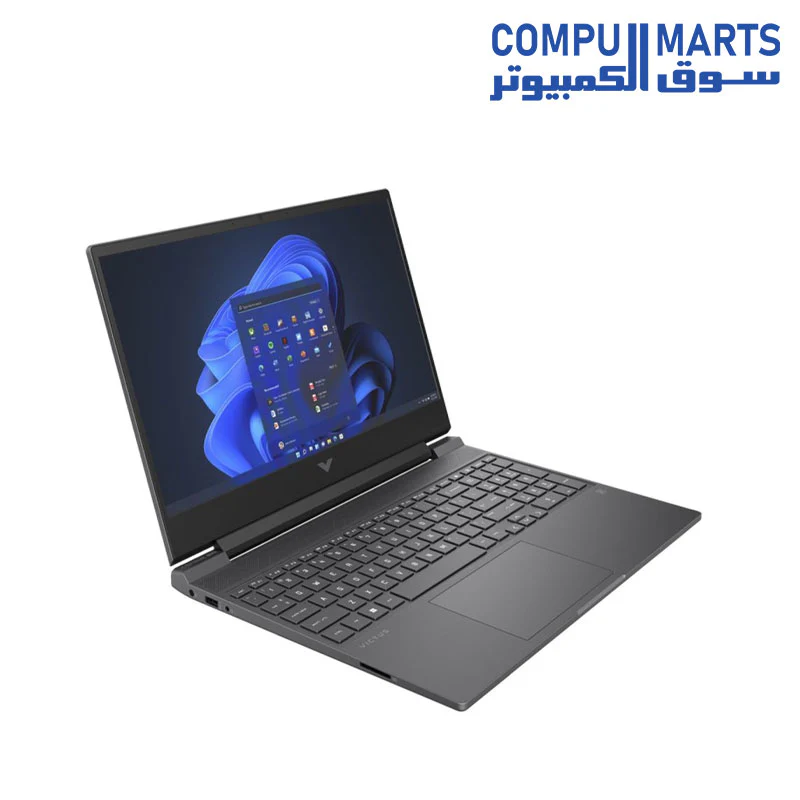 HP Victus Gaming 15-FB1013DX (2023) Laptop- AMD Ryzen 5-7535HS - 15.6inch FHD-IPS -LED DISPLAY(250nits- 144HZ)- 512GB SSD - 8GB RAM DDR5 - 4GB NVIDIA GeForce RTX 2050 Graphics - Windows 11 Home-silver- FREE HP BACKBAG - Image 4