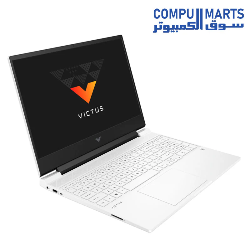 HP Victus Gaming Laptop - CORE I5-13420H 8-Cores, 8GB DDR4-3200 RAM, 512GB SSD, NVIDIA GeForce RTX 3050 6GB GDDR6 Graphics, 15.6" FHD IPS 144Hz - WHITE - Image 3