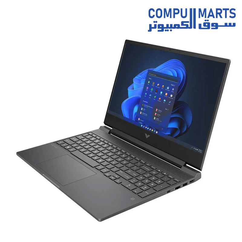 HP Victus Gaming Laptop 15-fb0028nr, AMD Ryzen 7 5800H, RAM 16GB DDR4, 512GB, NVIDIA GeForce RTX 3050 Ti, 15.6" FHD IPS 144HZ , WIN11 - Image 2