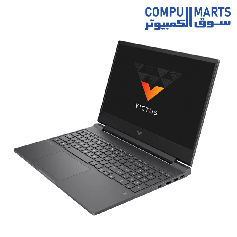 HP Victus 15-fb0071nia Gaming Laptop - Ryzen 5-5600H 6-Cores, 8 GB RAM, 512GB SSD, 15.6" FHD (1920X1080) 144 Hz IPS, AMD Radeon RX 6500M 4GB GDDR6 Graphics, Backlit Keyboard - Mica Silver - Image 4