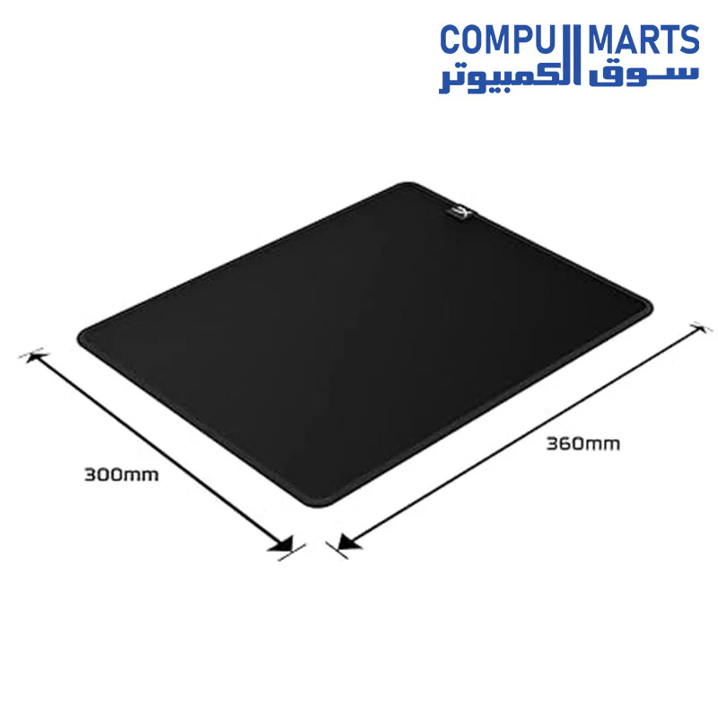HyperX Pulsefire Mat – Gaming Mouse Pad – Precise Cloth Surface – Antifray Flush Stitching – Non-Slip Rubber Base - Image 2
