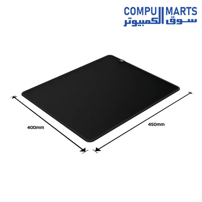HyperX Pulsefire Mat – Gaming Mouse Pad – Precise Cloth Surface – Antifray Flush Stitching – Non-Slip Rubber Base - Image 4