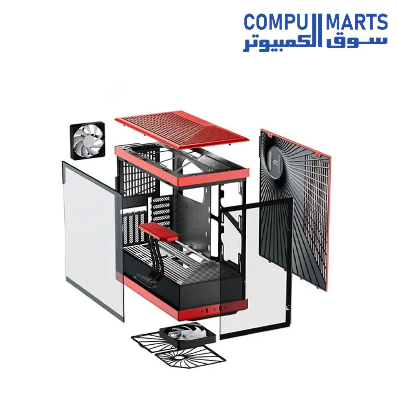 HYTE Y40 Modern Aesthetic Panoramic Tempered Glass Mid-Tower ATX Computer Gaming Case with PCIE 4.0 Riser Cable Included - Image 17