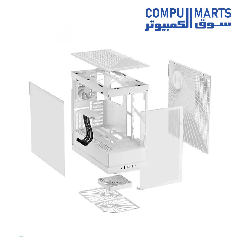 HYTE Y40 Modern Aesthetic Panoramic Tempered Glass Mid-Tower ATX Computer Gaming Case with PCIE 4.0 Riser Cable Included - Image 19