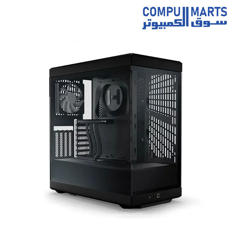 HYTE Y40 Modern Aesthetic Panoramic Tempered Glass Mid-Tower ATX Computer Gaming Case with PCIE 4.0 Riser Cable Included - Image 5