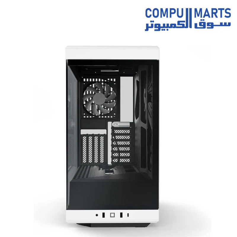 HYTE Y40 Modern Aesthetic Panoramic Tempered Glass Mid-Tower ATX Computer Gaming Case with PCIE 4.0 Riser Cable Included - Image 7