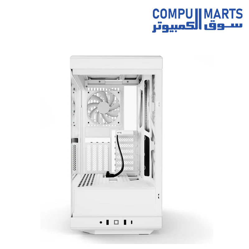 HYTE Y40 Modern Aesthetic Panoramic Tempered Glass Mid-Tower ATX Computer Gaming Case with PCIE 4.0 Riser Cable Included - Image 8