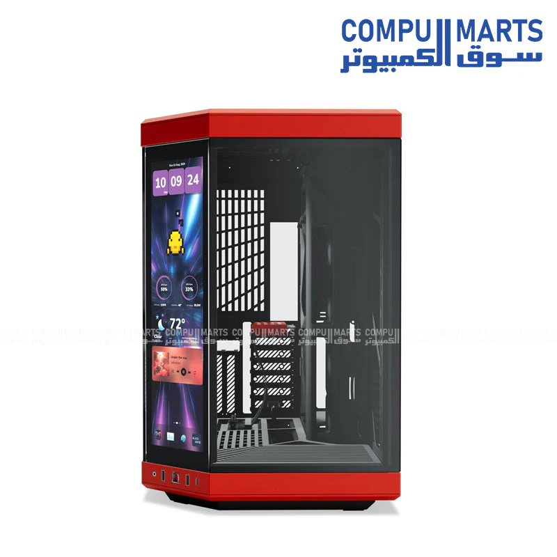HYTE Y70 Touch Infinite Dual Chamber ATX Mid Tower Modern Aesthetic Case with Integrated 2.5K LCD Touchscreen - Image 11